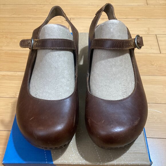 Dansko Maureen Clog - Brown W's 40 Excellent Condition - Picture 1 of 11